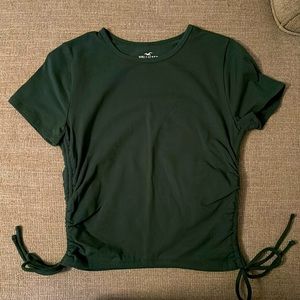 Green tshirt w side ties